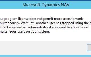 Your program license file does not permit more users to work simultaneously.