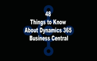 48 Things to Know about D365BC