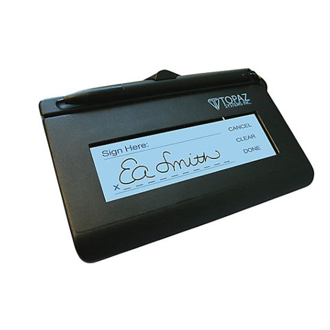 Topaz Systems IDLite 1x5 TF-S463 Pressure-Sensitive Electronic Signature Pad T-S460-HSB-R for sale online 