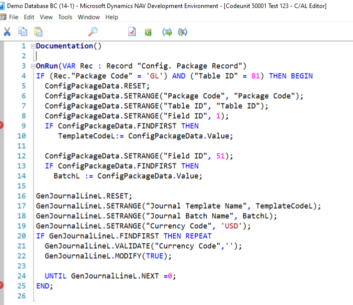 50001 CodeUnit Example