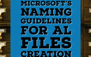 Microsoft's Naming Guidelines for AL Files Creation
