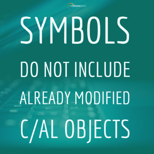 Symbols Do Not Include Already Modified C/AL Objects Navisiontech, Inc