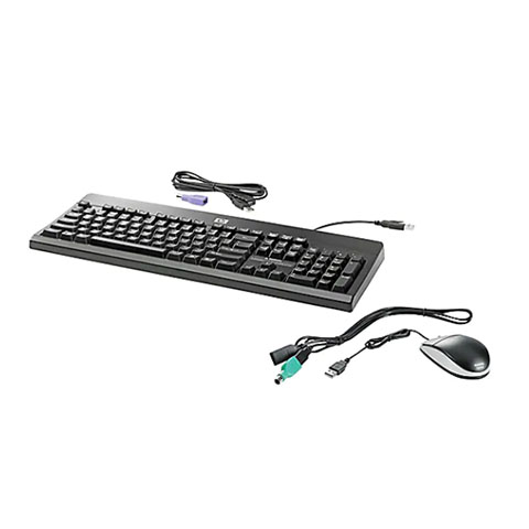 HP Keyboard and Mouse - USB, PS/2 Cable Keyboard - English (US) - USB, PS/2 Cable Mouse *SMART BUY DJ1605