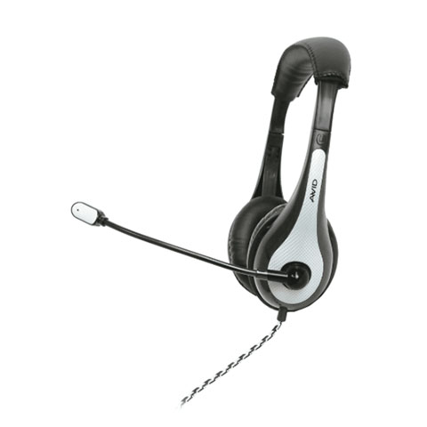 AVID AE-36 HEADSET WITH NOISE CANCELLING MIC & 3.5MM PLUG WHITE