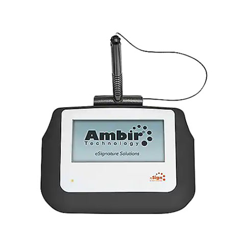 Ambir nSign 110 Signature Pad - Passive Stylus - Wired - 4" LCD - 320 x 160 - USB SIGNATURE PAD FOR REMOTE DESKTOP