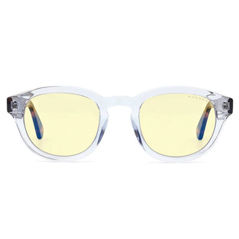 Gunnar Optiks Emery Gaming Glasses - Crystal Tortoise Frame/Amber Lens LENSES