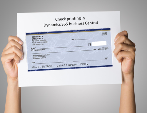 Check Printing in Dynamics 365 Business Central